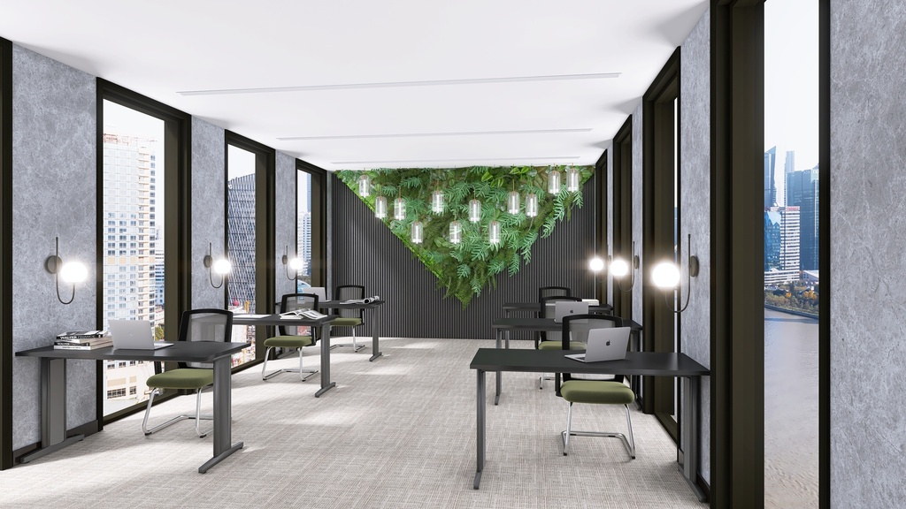 Silla Interlocutor Modelo Gift, Patas cromadas fijas, brazos regulables 