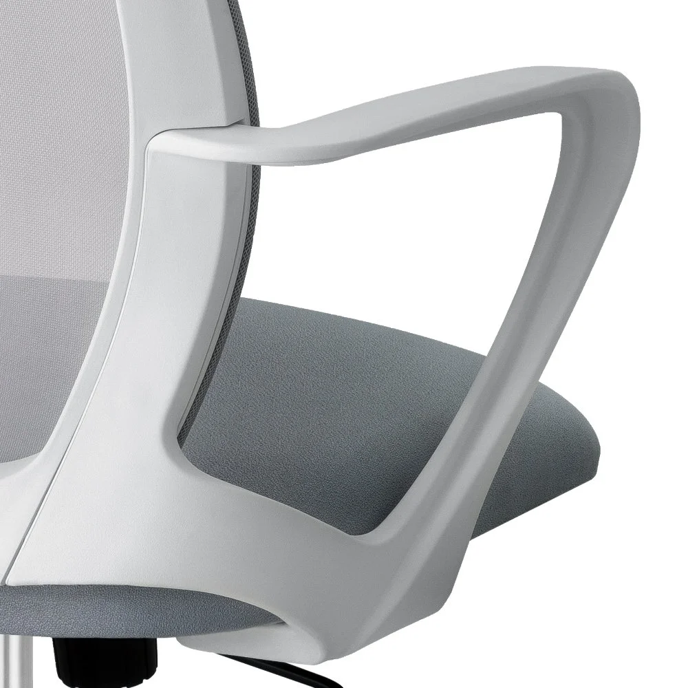 Silla de oficina negra Staff Vibe pata aluminio