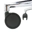 Silla Boss Director Patas de Nylon, Asiento y Respaldo en Simil Cuero, Brazos Fijos. 