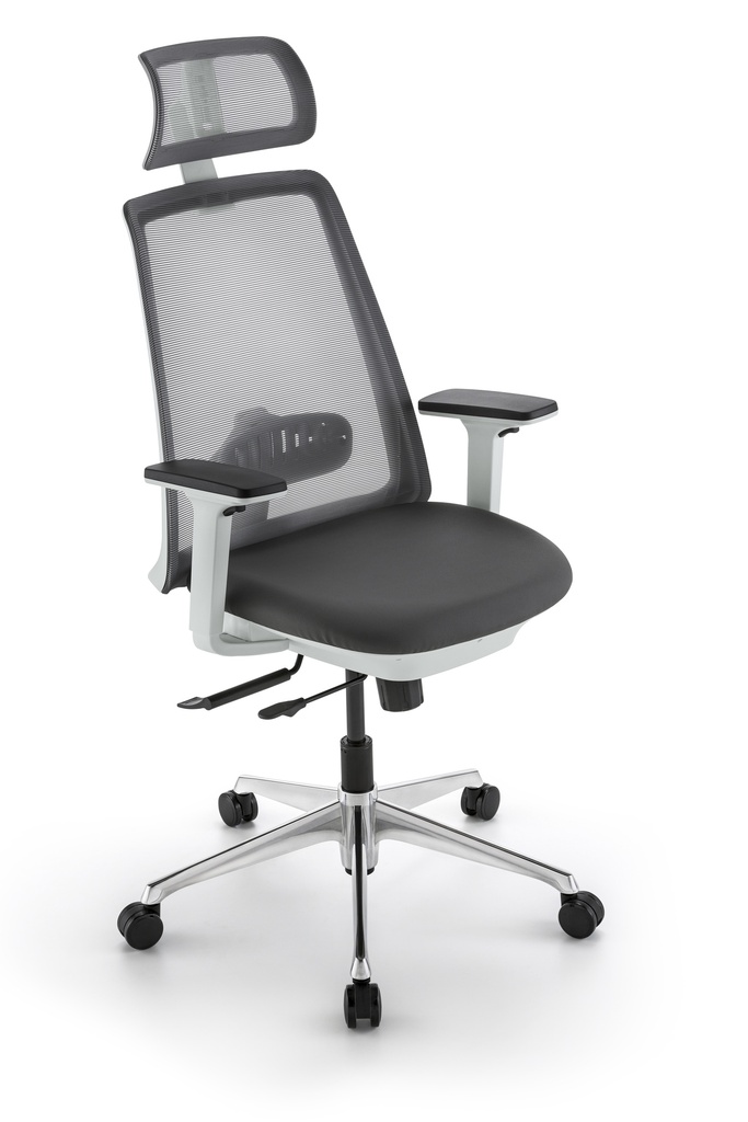 Silla Gerente modelo Vitta Patas de Aluminio