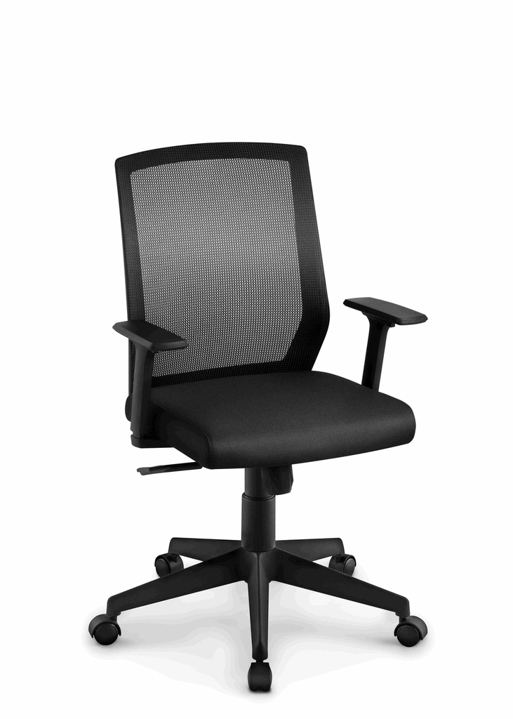 Silla Operativa Modelo Gift Mecanismo Multiposicion, Patas de Nylon, brazos regulables 