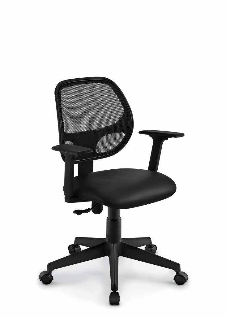 Silla Operativa Modelo Labore Patas de Nylon, Brazos Regulables 