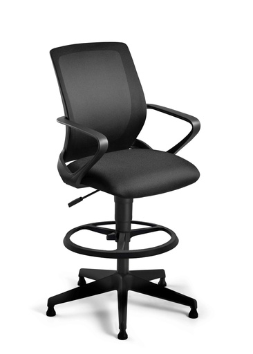 Silla Cajero modelo Vibe, patas de nylon con zapatas 